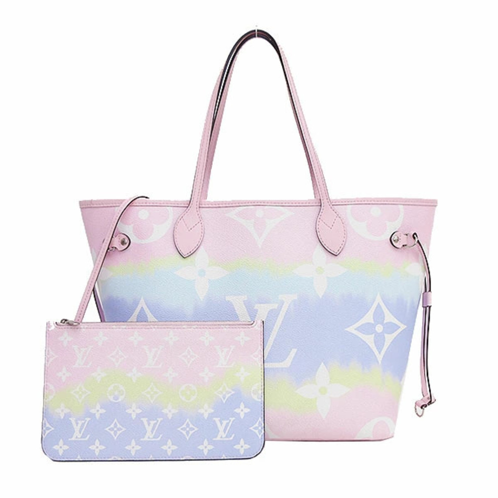 LOUIS VUITTON Monogram Giant Neverfull LV Escale Tote Bag Pastel